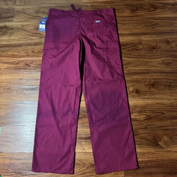 Cherokee Unisex Scrub Pants Adult Purple Drawstring Workwear Uniform Size Small - Picture 8 of 9